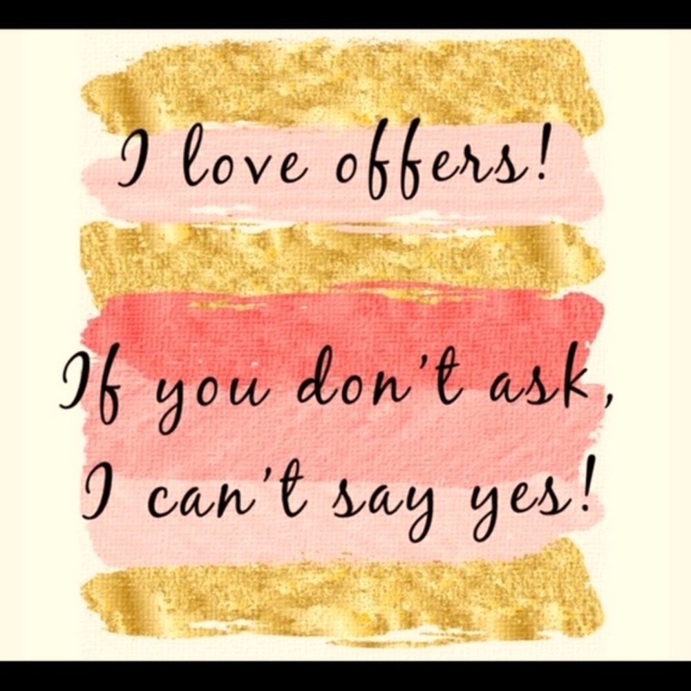 Make an offer! 🙂